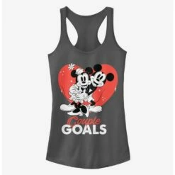 Hot Sale ⌛ Disney Mickey Mouse And Minnie Mouse Couple Goals Classic 👧 Girls Tank 🔔