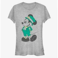 Best Pirce 🔥 Disney Mickey Mouse Leprechaun Mickey 👧 Girls T-Shirt ⭐