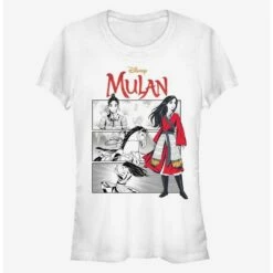 Top 10 🔔 Disney Mulan Live Action Comic Panels 👧 Girls T-Shirt 🤩