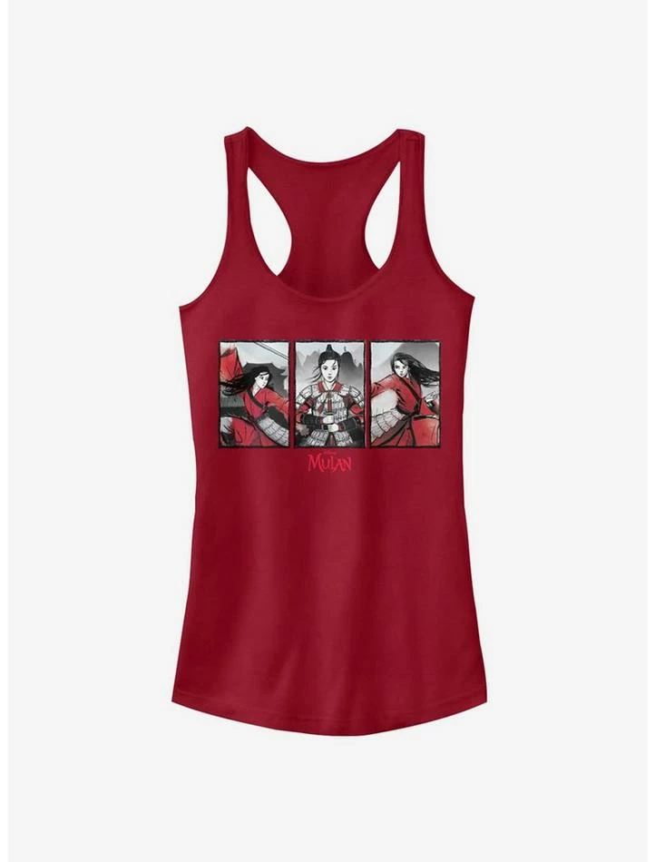 Outlet ๐ Disney Mulan Live Action Floral Boxed ๐ง Girls Tank ๐ฅ