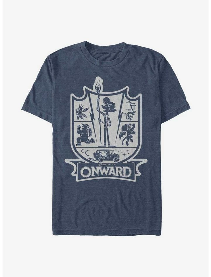 Best Sale ✔️ Disney Pixar Onward Crest T-Shirt T-Shirt 🎁