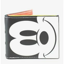 Flash Sale ๐ Disney Mickey Mouse Face Text Badge Bifold Wallet ๐