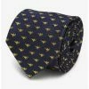 Best Sale 😉 Disney Aladdin Lamp Scattered Navy Tie ✔️