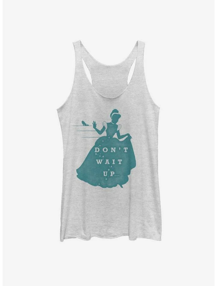 Discount 😀 Disney Cinderella Classic Don't Wait Up 👧 Girls Tank 👍