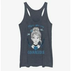 Best Pirce 😀 Disney Cinderella Classic Courageous Mom 👧 Girls Tank 👍