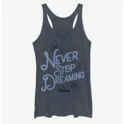 Promo 🥰 Disney Cinderella Classic Dream Text 👧 Girls Tank 🔔