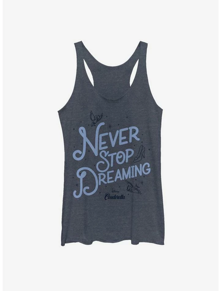 Promo 🥰 Disney Cinderella Classic Dream Text 👧 Girls Tank 🔔