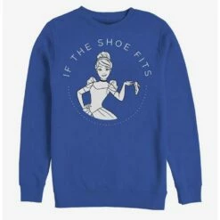 Buy 😉 Disney Cinderella Classic 👟 Shoe Fits Crew Sweatshirt 🛒