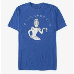 Hot Sale ⌛ Disney Cinderella Classic 👟 Shoe Fits T-Shirt 😉