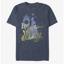 Wholesale 😀 Disney Cinderella Classic Live Like There's No Midnight T-Shirt ⭐