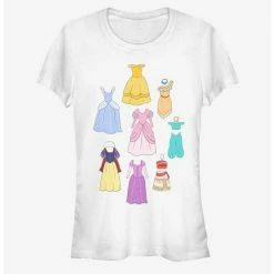 Coupon ✔️ Disney Princess Classic Sketchbook 👗 Dresses 👧 Girls T-Shirt 🧨