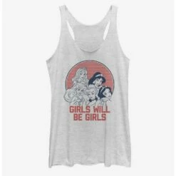 Deals 😀 Disney Princess Classic Girl Vibes 👧 Girls Tank 🌟