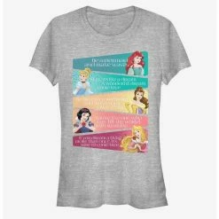 Buy 😀 Disney Princess Classic Princess Adjectives 👧 Girls T-Shirt 👏