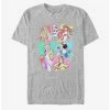 Outlet 🧨 Disney Princess Classic Neon Pop T-Shirt ⌛