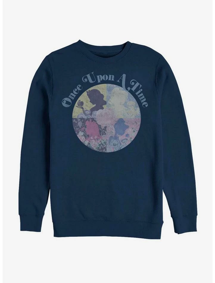 New 🛒 Disney Princess Classic Once Upon A Time Crew Sweatshirt 🤩