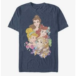 New 🛒 Disney Princess Classic Portrait Vignette T-Shirt 🎁