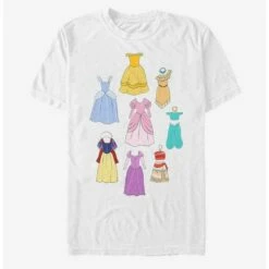 Wholesale 👍 Disney Princess Classic Sketchbook 👗 Dresses T-Shirt ✔️