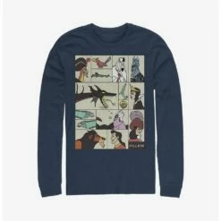 Discount 😀 Disney Villains Villainous Long-Sleeve T-Shirt 🔔
