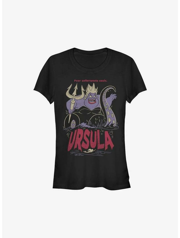 Cheapest ๐ Disney The Little Mermaid Ursula The Sea Witch ๐ง Girls T-Shirt ๐คฉ - Image 3