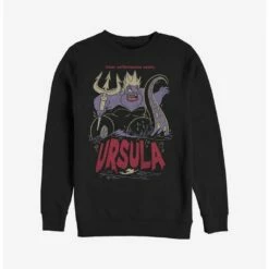 Wholesale 🌟 Disney The Little Mermaid Ursula The Sea Witch Crew Sweatshirt ❤️