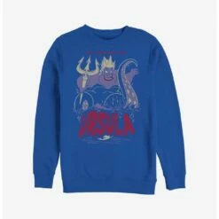 Cheapest 🛒 Disney The Little Mermaid Ursula The Sea Witch Crew Sweatshirt 👏