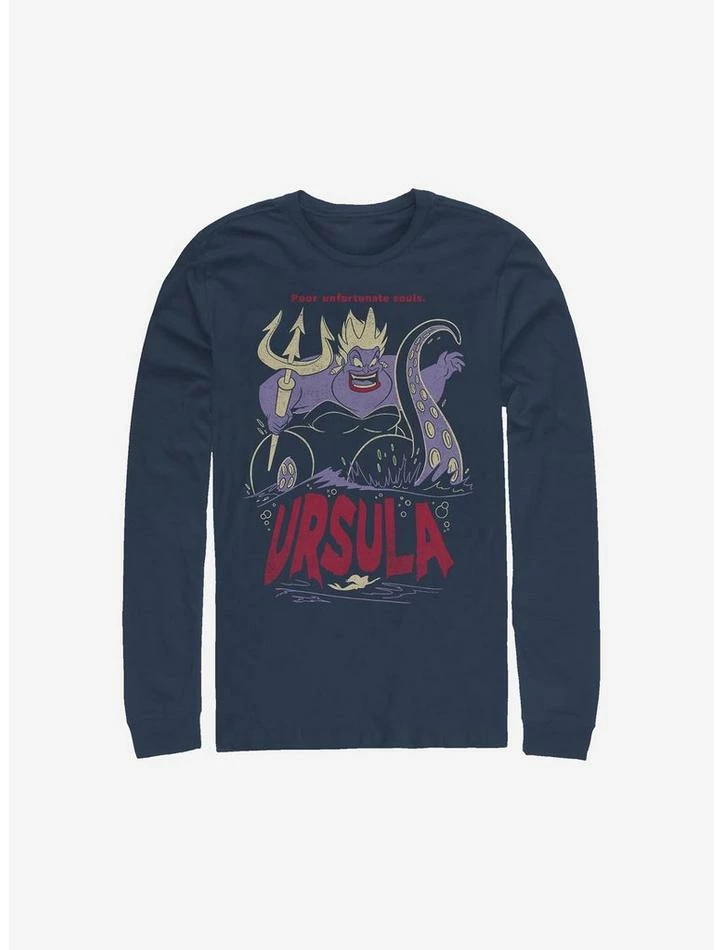 Discount 😀 Disney The Little Mermaid Ursula The Sea Witch Long-Sleeve T-Shirt ⭐