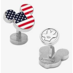 Hot Sale 😀 Disney Mickey Mouse Stars And Stripes Cufflinks 🧨