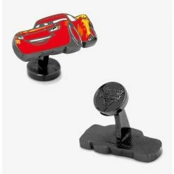 Best Sale 🛒 Disney Pixar Lightning Mcqueen Cufflinks 🎁