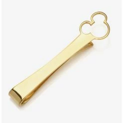 Flash Sale 🥰 Disney Mickey Mouse Mickey's 90th Anniversary Vermeil Silhouette Tie Bar 👏