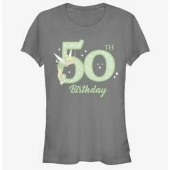 Promo 🤩 Disney Peter Pan Tinker Bell 50Th 🎂 Birthday 👧 Girls T-Shirt ✨