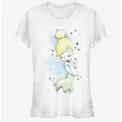 Cheap 👍 Disney Peter Pan Tinker Bell Sketch 👧 Girls T-Shirt 💯
