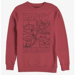 Top 10 ⭐ Disney Pixar Toy Story Holiday Story Crew Sweatshirt 🔥