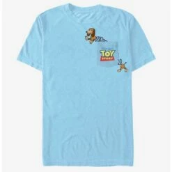 Deals 😍 Disney Pixar Toy Story Slinky 🐕 Dog Pocket T-Shirt ✨