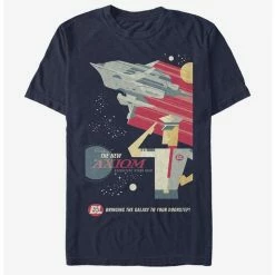 Promo 🔥 Disney Pixar Wall-E New Axiom Poster T-Shirt 🔔
