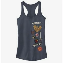 Best deal 😍 Disney Pixar Onward Cutoff Patches 👧 Girls Tank 🔥