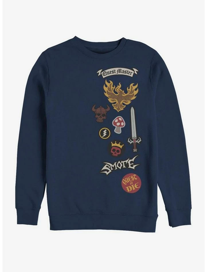 Wholesale ✨ Disney Pixar Onward Cutoff Patches Crew Sweatshirt ❤️