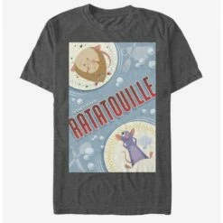 Promo ✔️ Disney Pixar Ratatouille Rat Plated Poster T-Shirt 🧨