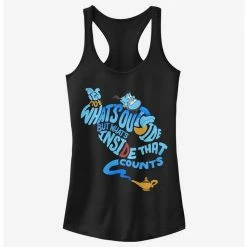 Best deal 👏 Disney Aladdin Quote Genie Bottle 👧 Girls Tank 💯