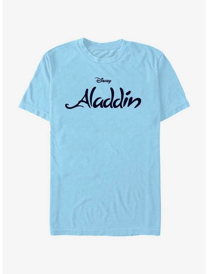 Budget ๐ฅฐ Disney Aladdin Simple Aladdin Logo T-Shirt ๐