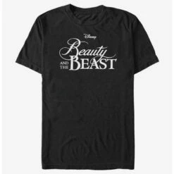 Promo 🤩 Disney Beauty and The Beast Beauty Classic Logo T-Shirt 🛒