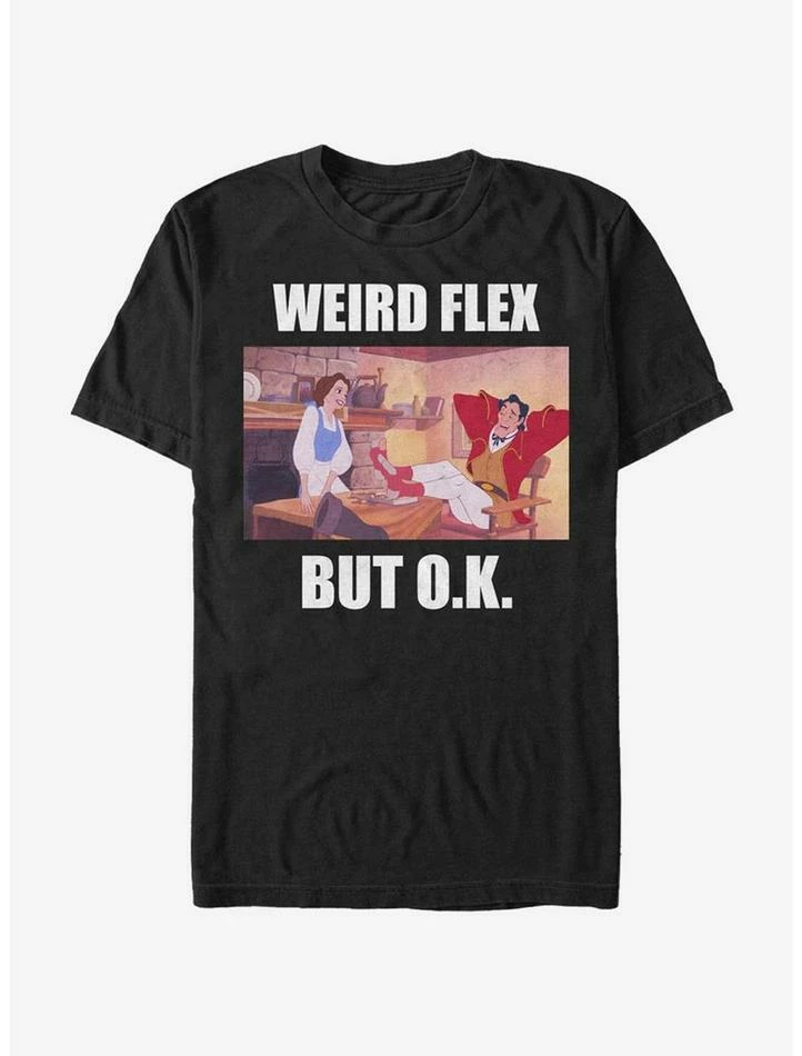 Top 10 💯 Disney Beauty and The Beast Gaston Weird Flex Meme T-Shirt 🤩