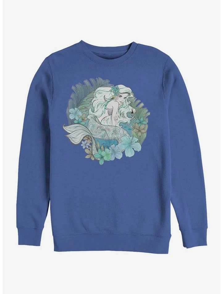Buy ๐ Disney Little Mermaid Tonal Ariel Sweatshirt ๐ฅ