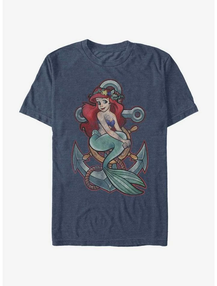 Cheapest 👍 Disney Little Mermaid Anchor T-Shirt 👏