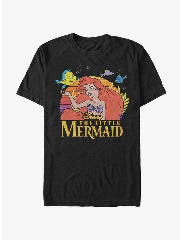 Promo 🥰 Disney Little Mermaid Logo Title T-Shirt ❤️