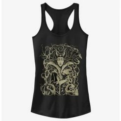 Best Pirce 🥰 Disney Sleeping Beauty Curse Of Maleficent 👧 Girls Tank 🥰