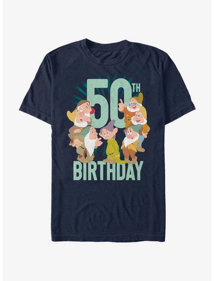 Best deal ❤️ Disney Snow White Dwarves Fifty B-Day T-Shirt ⭐