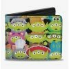 Best deal 🎉 Disney Pixar Toy Story Aliens Character Cosplay Mashup Bi-fold Wallet ⌛