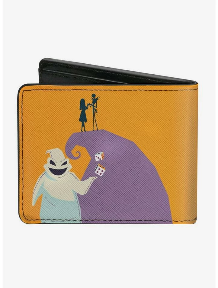 Flash Sale 😀 The Nightmare Before 🎄 Christmas Stylized Jack And Sally Ooogie Boogie Bi-fold Wallet 🥰 - Image 2