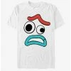 Cheap ✔️ Disney Pixar Toy Story 4 Big Face Scared Forky T-Shirt 🤩