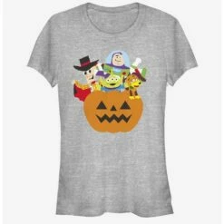 Hot Sale ⌛ Disney Pixar Toy Story Pumpkin Surprise 👧 Girls T-Shirt 👏